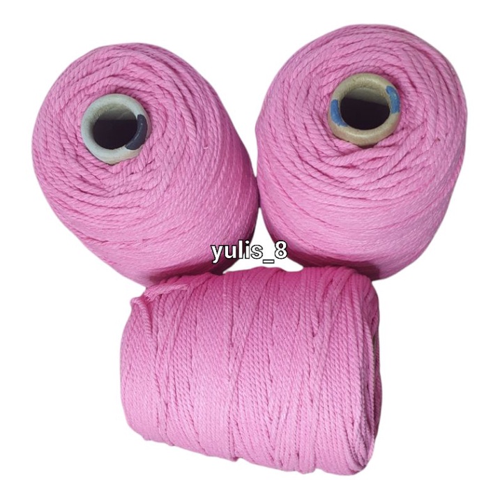 benang macrame katun premium warna premium 4mm