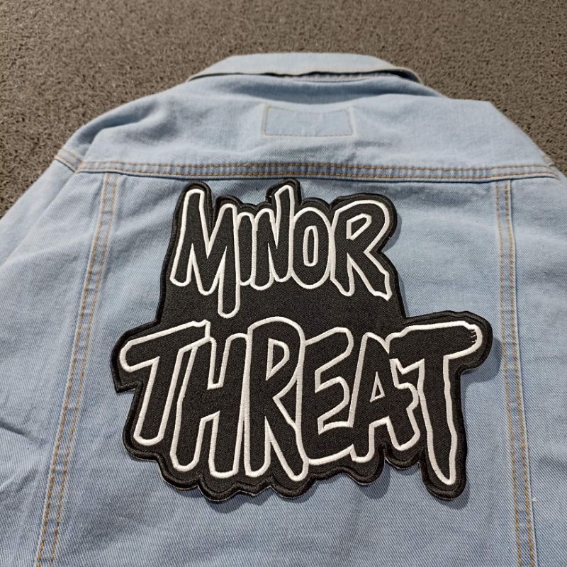 BACKPATCH BORDIR MINOR THREAT BIG SIZE PREMIUM