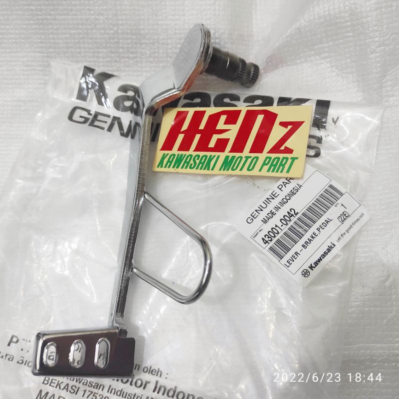 pedal tuas rem belakang kawasaki ninja r ninja ss original