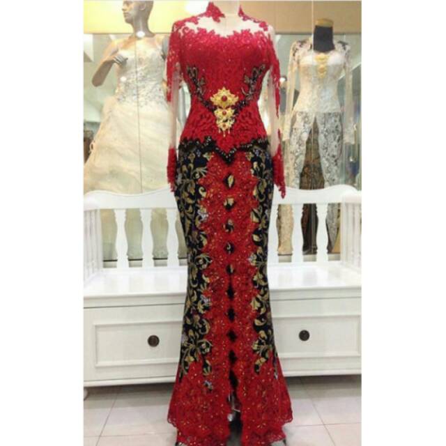 Setelan kebaya pesta duyung modern nikita Prewedding/Lamaran/Baju Pesta Muslimah