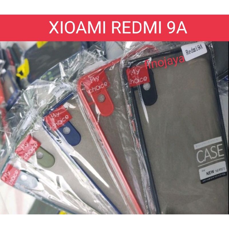 Case Aero My choice Xiaomi Redmi 9A Silikon Dove Pelindung Camera