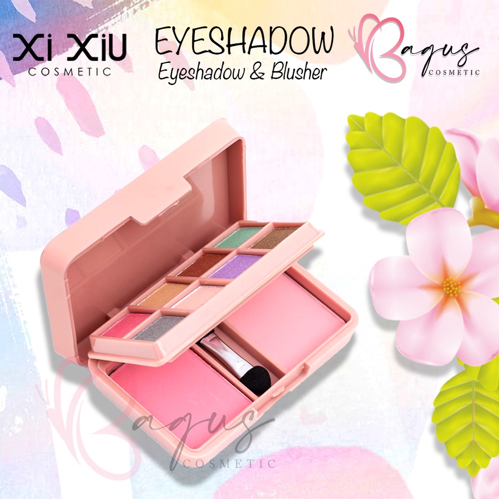 ⭐BAGUS⭐ XI XIU EYESHADOW &amp; BLUSHER | Palet Eyeshadow &amp; Blush On