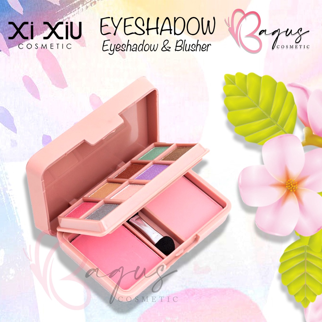 ⭐BAGUS⭐ XI XIU EYESHADOW &amp; BLUSHER | Palet Eyeshadow &amp; Blush On