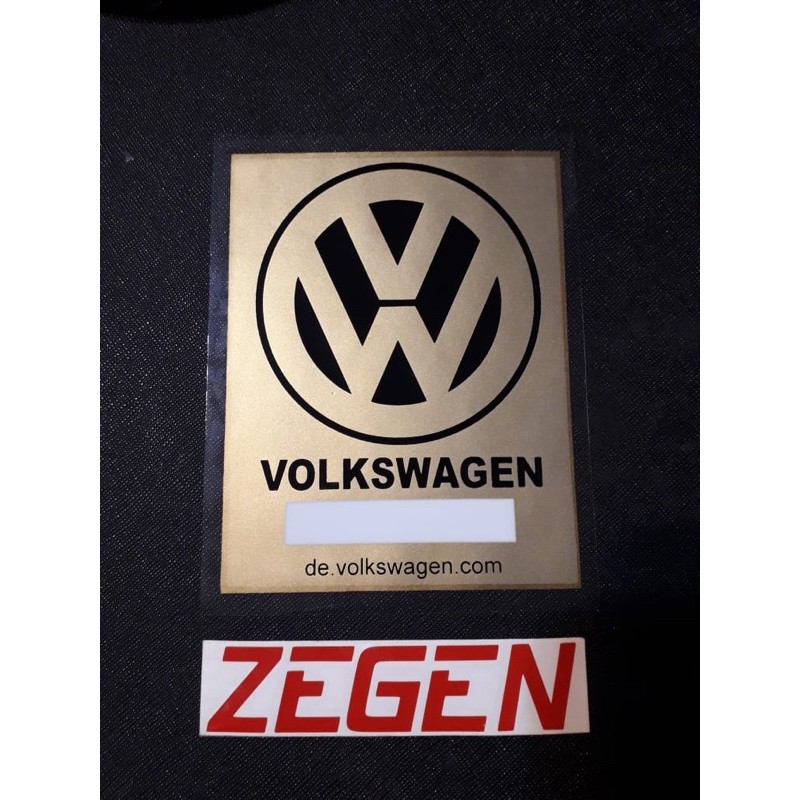 

Stiker sticker volkswagen tempel dalam stick on