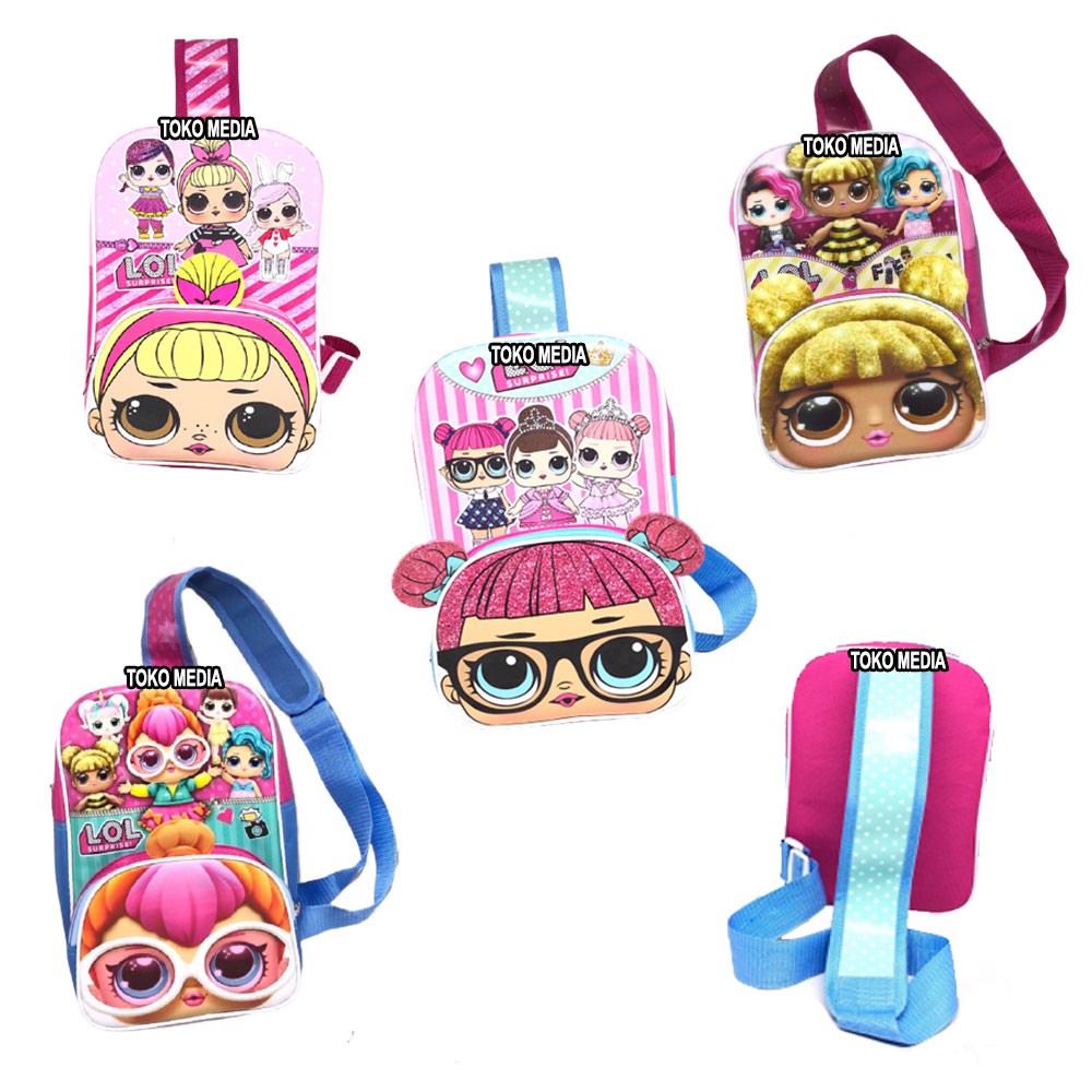 Tas Selempang Pundak Sling Bag Anak Uk MEDIUM Kepala Tas Selempang Pundak Sling Bag Anak Uk MEDIUM Kepala