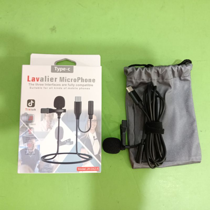 Microphone Mic Clip On Type-C Lavalier JH-042A