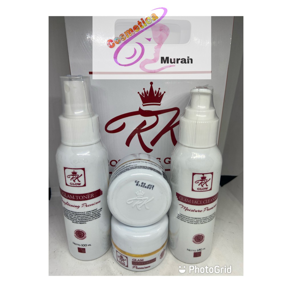 Original 100 % - RK glow premiun glow series - Rk glow series acne + rk glow red jelly