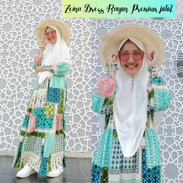 Dress Rayon Premium Motip Zeina