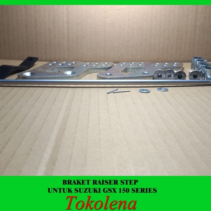 OTOMOTIF AKSESORIS MOTOR BRAKET RAISER FOOTSTEP GSX S150 & GSX R150