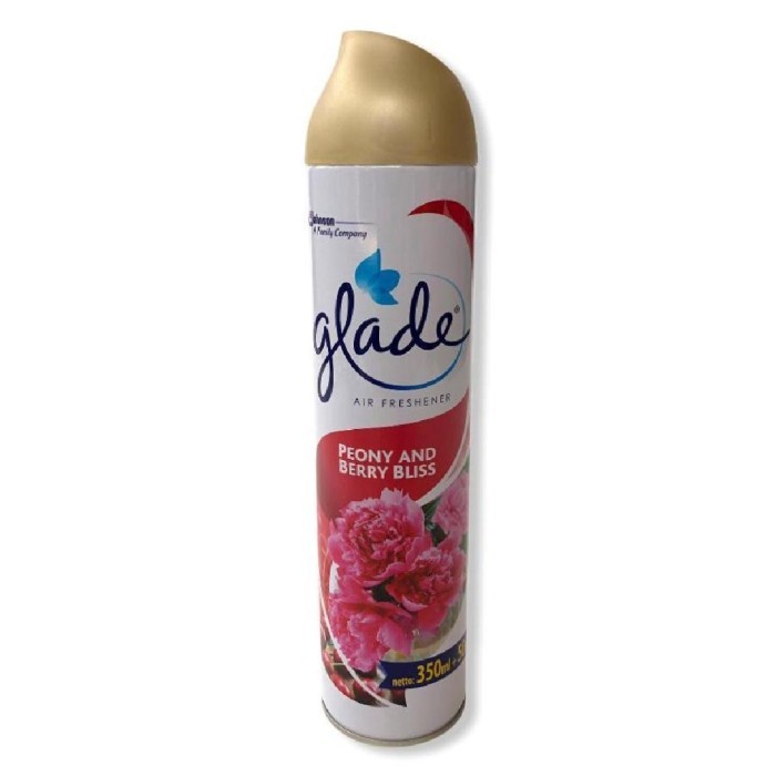 GLADE Aerosol Spray Freshness Pengharum Ruangan - 350ml - Peony&bery
