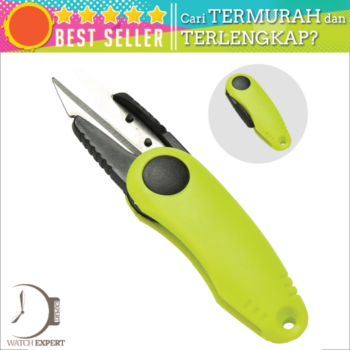 Bisa COD Gunting Kail Pancing Foldable - Green