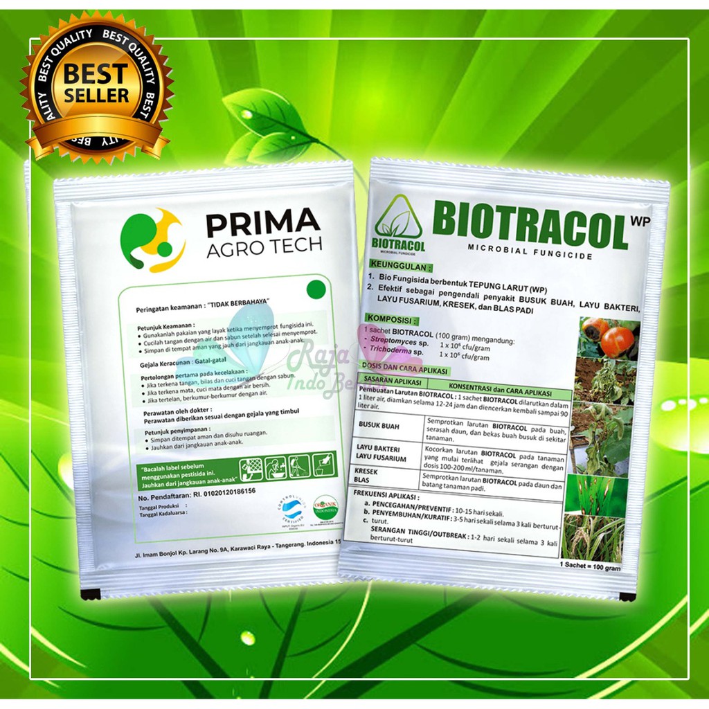 Biotracol Biofungisida Pestisida Organik - Pengendali Busuk Buah Biotracol Pupuk Mencegah Penyakit