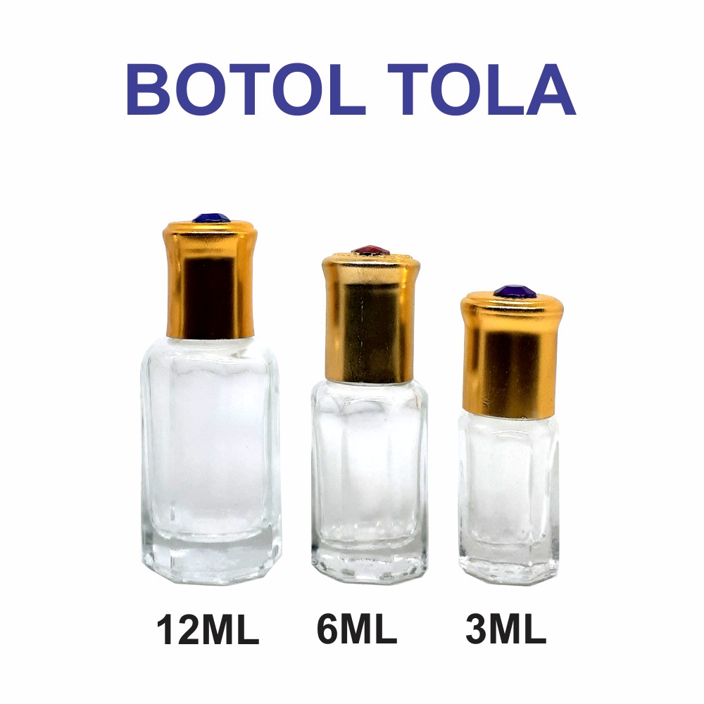 Botol Parfum Minyak Wangi Roll On 3ml-6ml-12ml