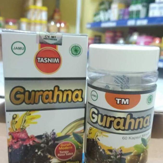 KAPSUL GURAHNA OBAT SINUSITIS OBAT HERBAL OBAT BATUK PILEK KAPSUL TASNIM GURAHNA ORIGINAL BPOM SEGEL