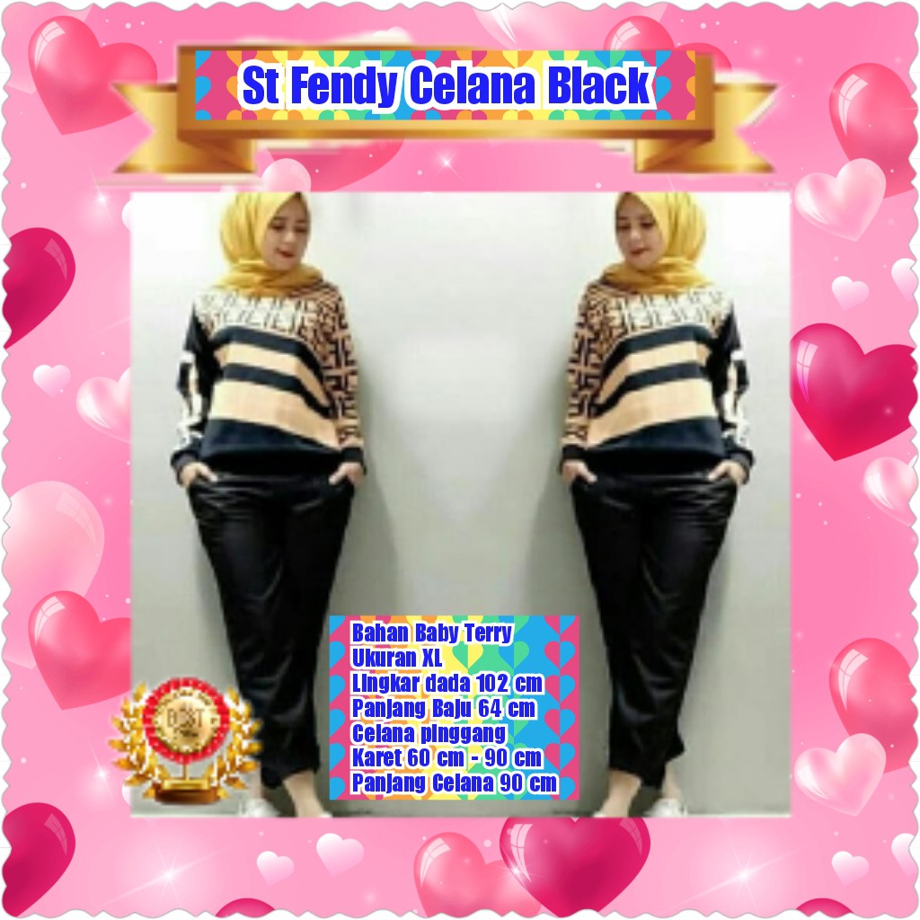 ST FENDY CELANA YELLOW/ RED/MERAH/CREAM/ MAROON / CREAM / NAVY /TERPOPULER TERLARIS