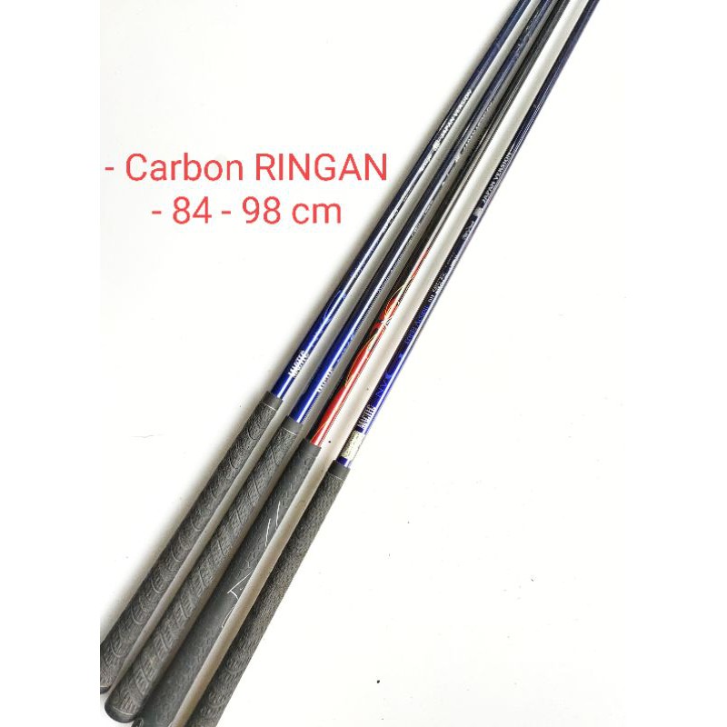 Gagang Stik Golf CARBON RINGAN PILIHAN  84 cm - 98 cm untuk Joran Pancing Kolam Besutan