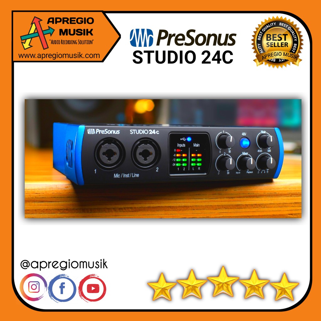 PRESONUS STUDIO 24C Soundcard recording