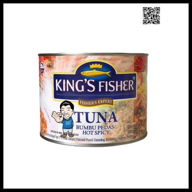 

King'S Fisher Tuna In Hot Spicy Canned- Daging Tuna Pedas Kaleng 1800G