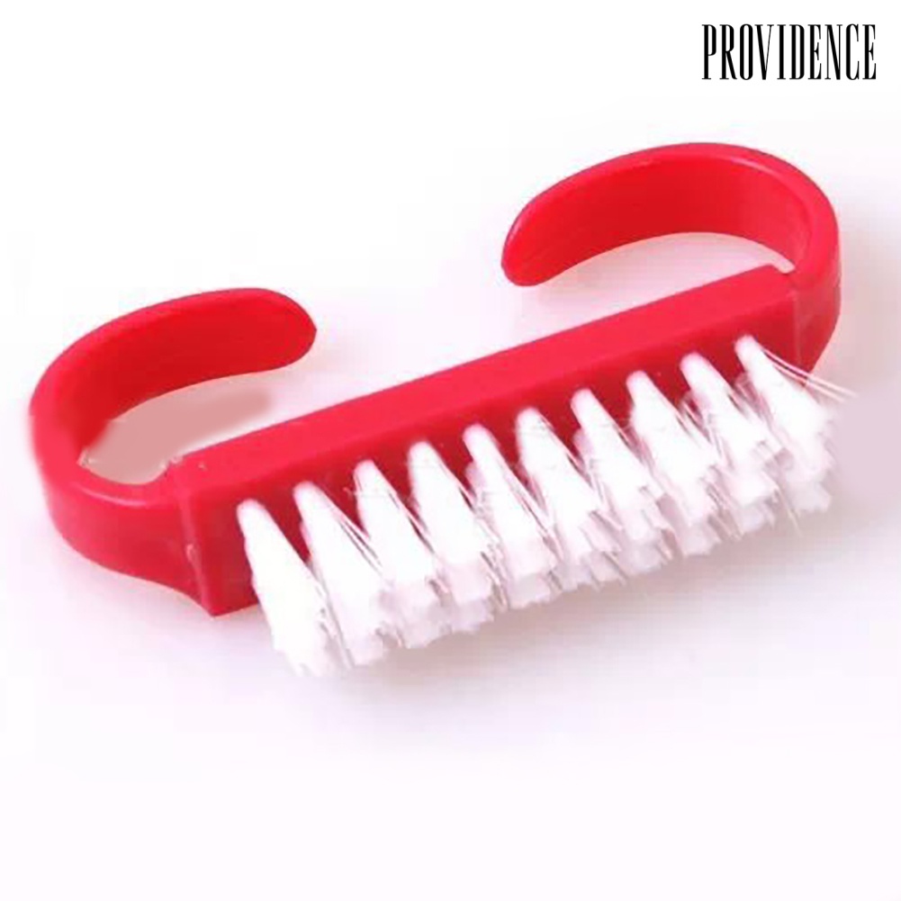 Providence Nail Art Dust Cleaning Brush Scrubbing Manicure Pedicure Small Angle Clear Tools