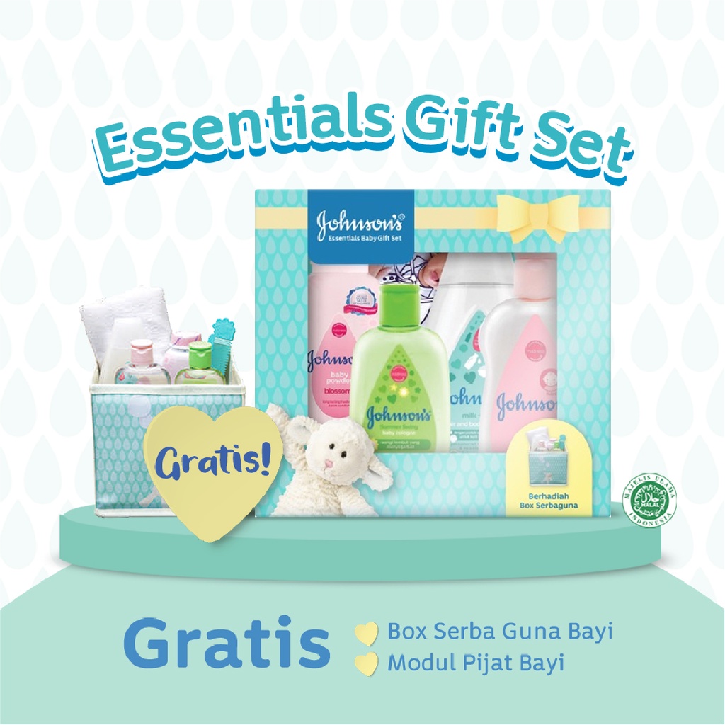 JOHNSON'S Essetials Gift Set  - Paket Hadiah Bayi