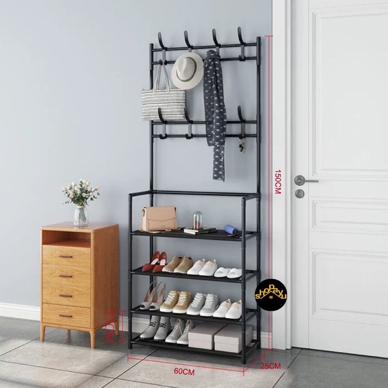 [Jr-06] Rak Gantungan Baju Hanger Serbaguna Rak Venus Rak Kabinet Rak Apartemen Rumah Tangga Tas