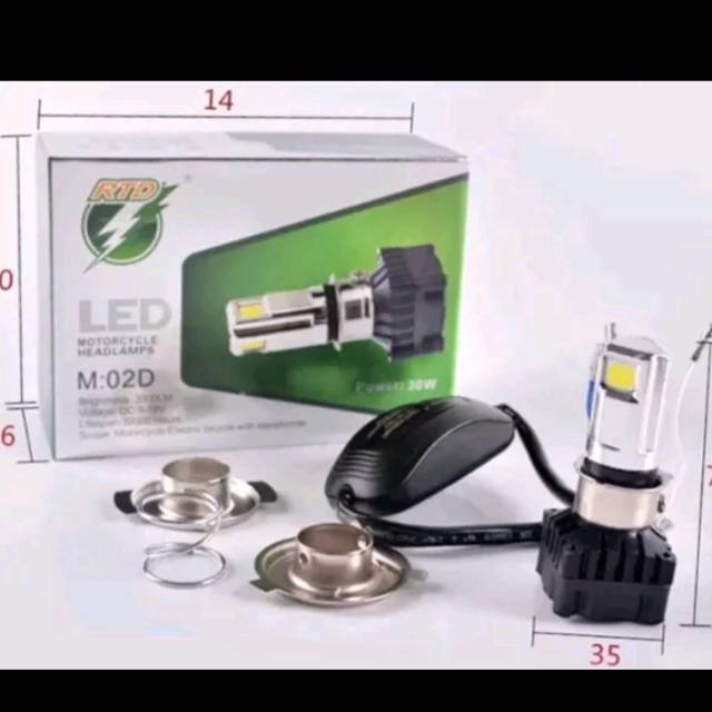 Lampu led 3 sisi RTD