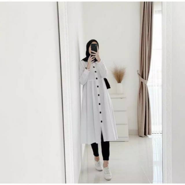 ZUVIA / DZUVIA TUNIK / long tunik / tunik murah / atasan / moscrepe