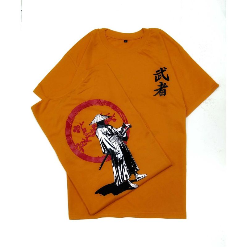 KAOS WUTZE RED CIRCLE//KAOS SAMURAI JAPAN//KAOS HITAM