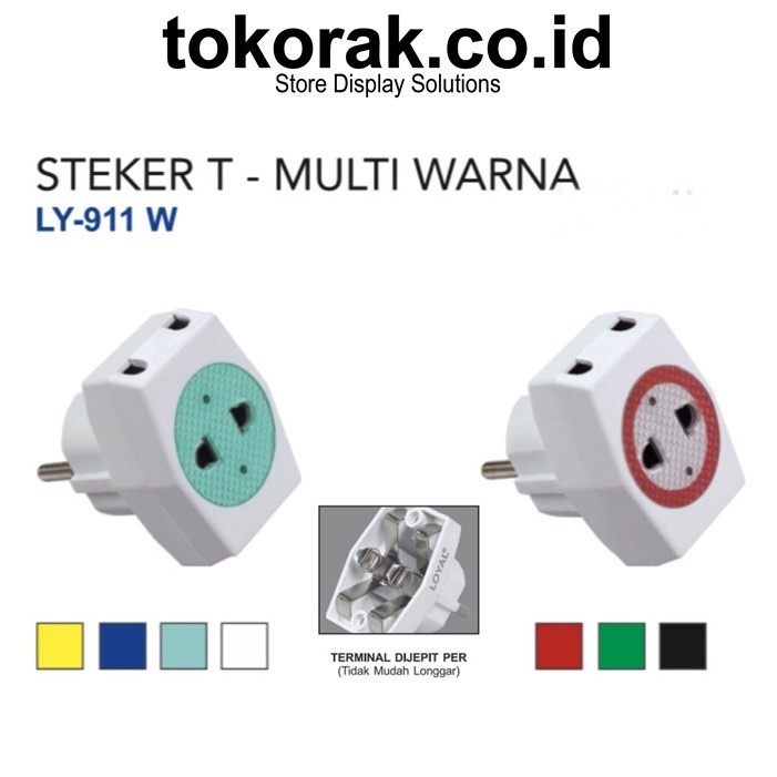 STEKER T MULTI LY - 911 W LOYAL YUNIOR COLOKAN 3 CABANG STOP KONTAK