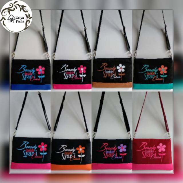 "Beauty Syari" Slingbag Inspiratif Muslimah/ Tas Wanita Muslimah/ Looketme