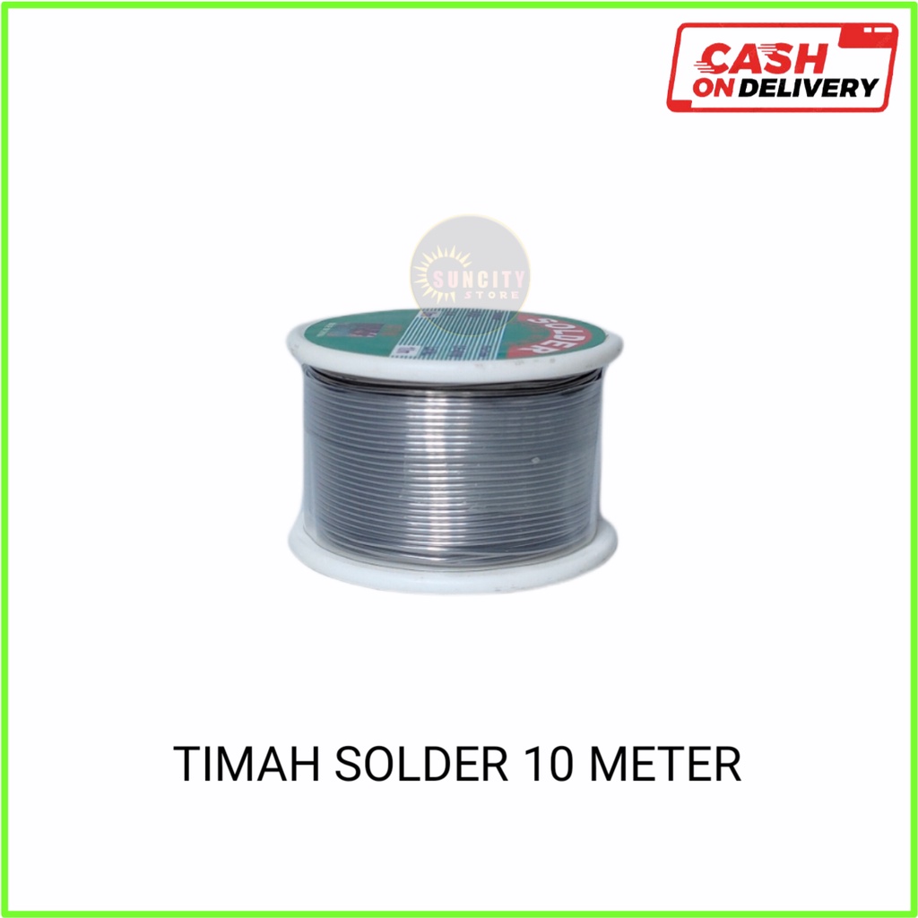 Timah Solder 10 Meter - Diameter 0.8 mm 40/60 Alloy