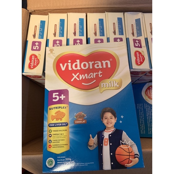 vidoran xmart 5+ 350g coklat