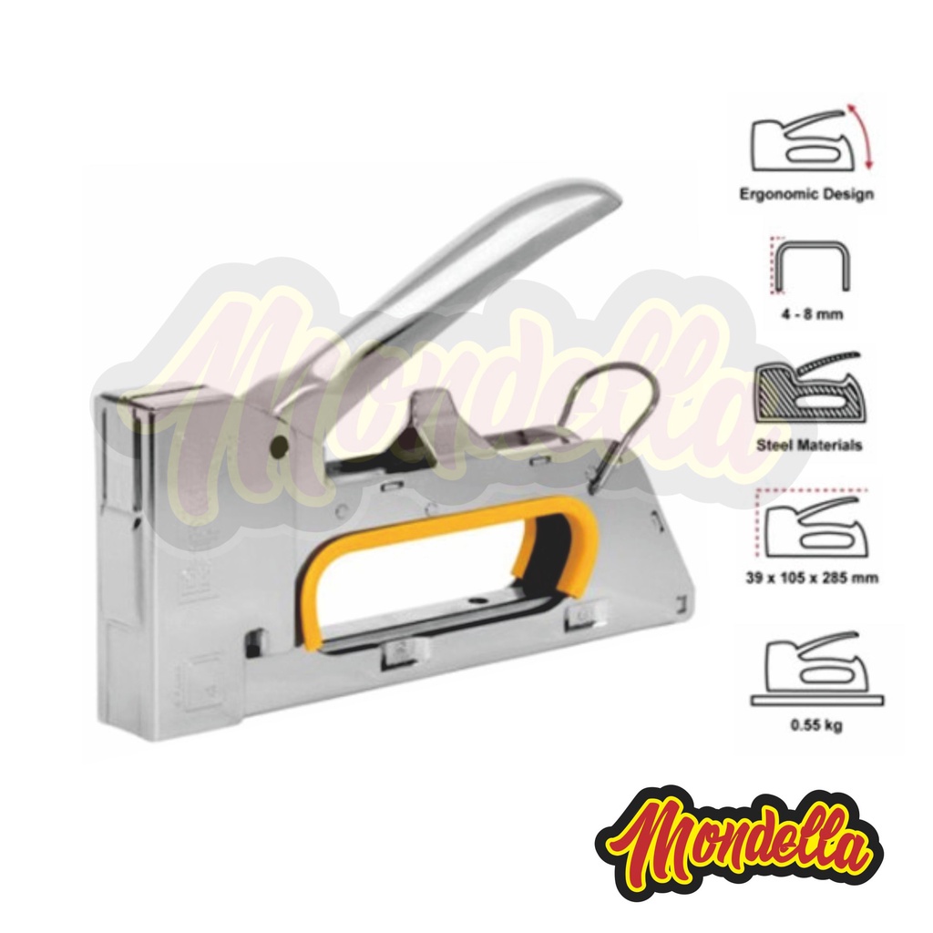 Alat Staples Tembak Stapler Tembak Guntacker Besi 3in1 4 6 8 mm Steples Kayu Jok Kulit Motor Kuat MO