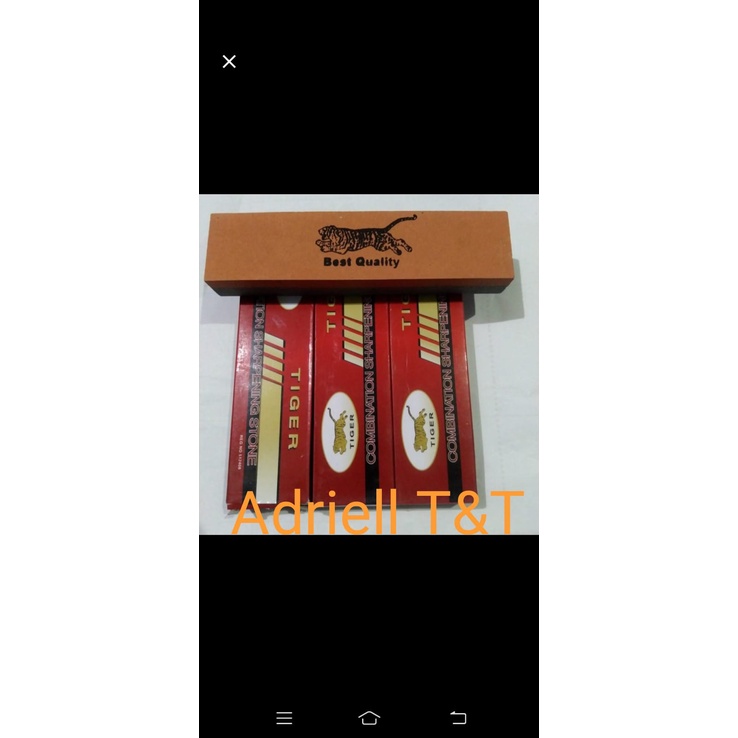 Batu Gosok Tiger Combination Japan/Asahan Pisau/Asahan Golok/Pengasah Perkakas
