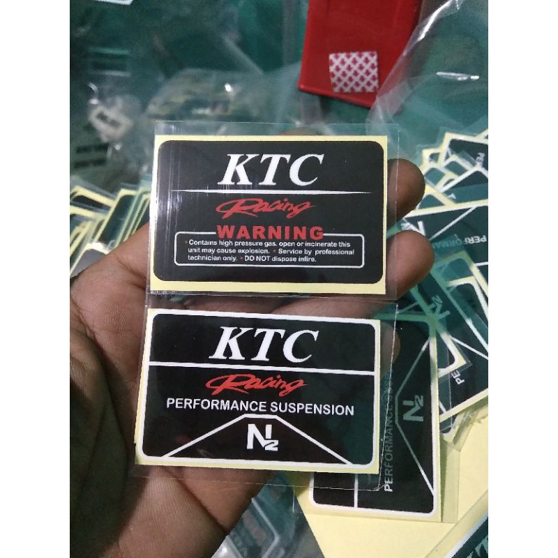 STICKER SHOCK KTC RACING