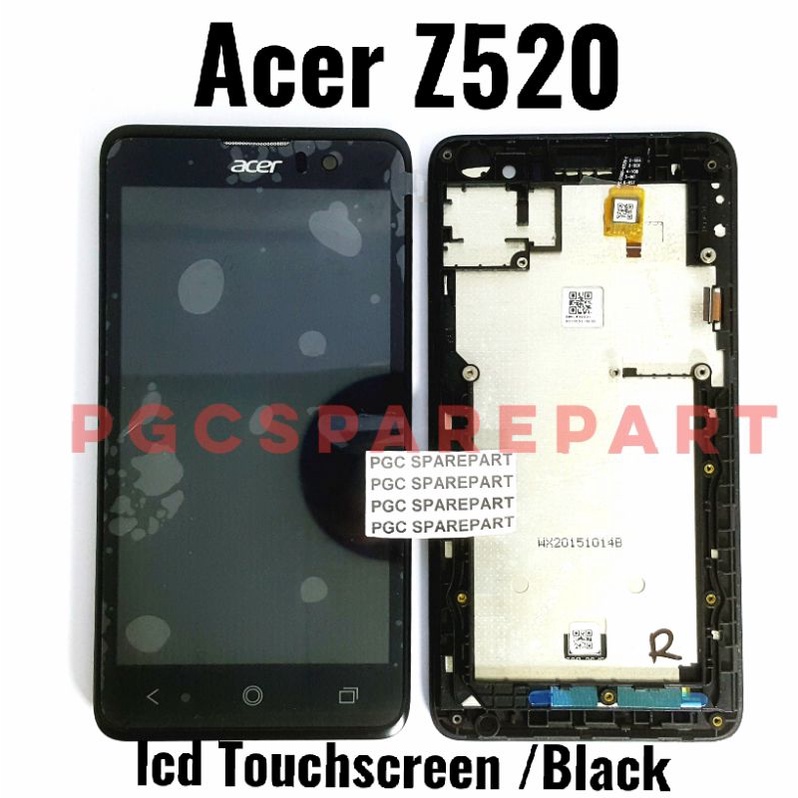 Original Oem LCD Touchscreen Fullset + Frame  Acer Z520