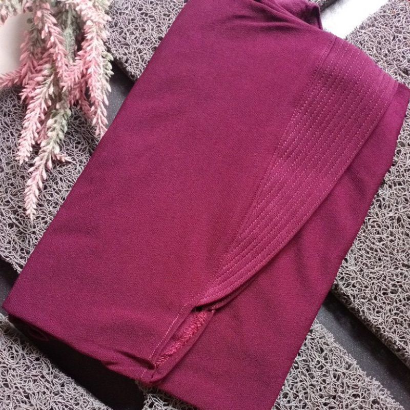 040 Sherin Polos Ori Aldhans hijab instan jilbab kerudung original al-dhans-Maroon
