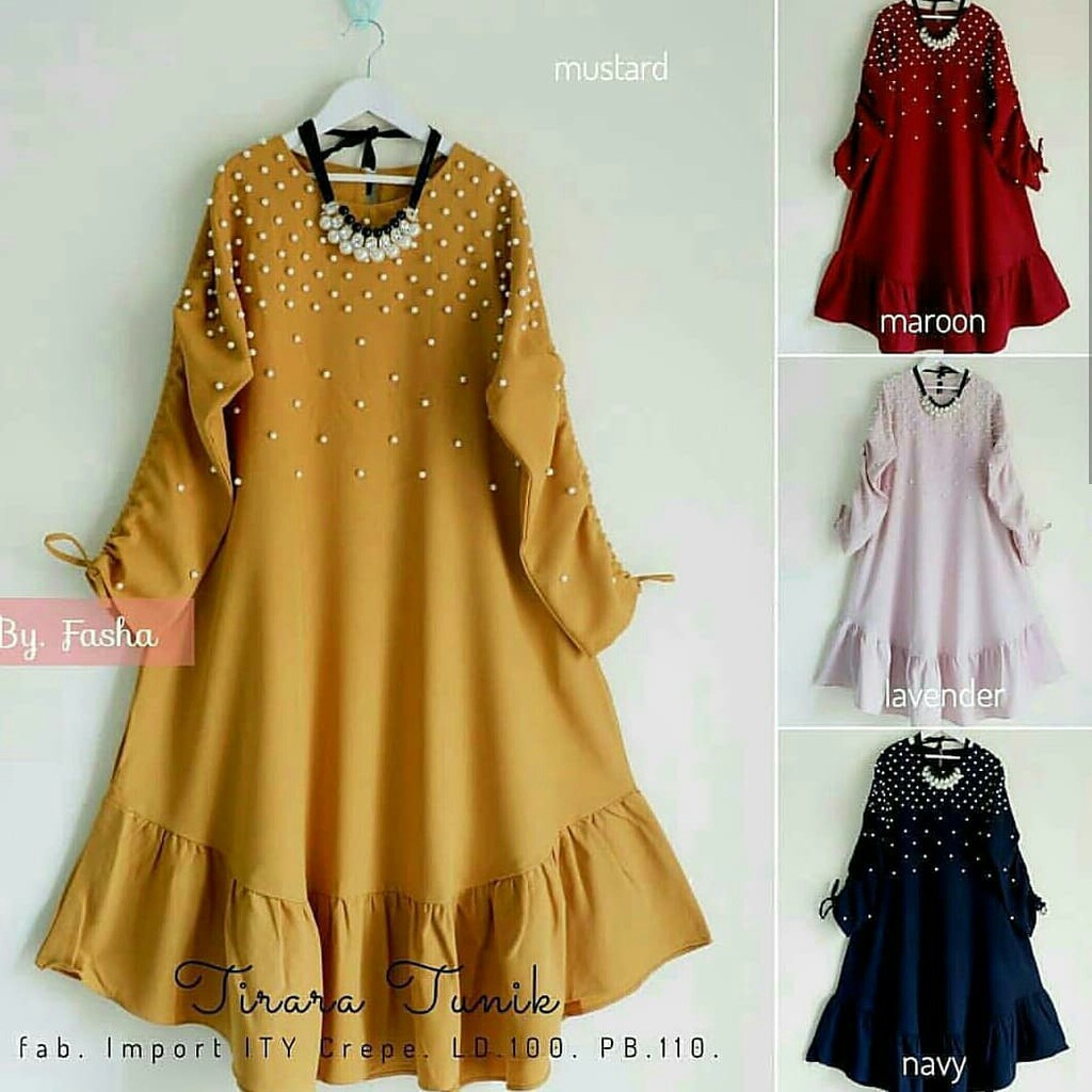 Tirara tunik fashion baju  wanita  Shopee  Indonesia