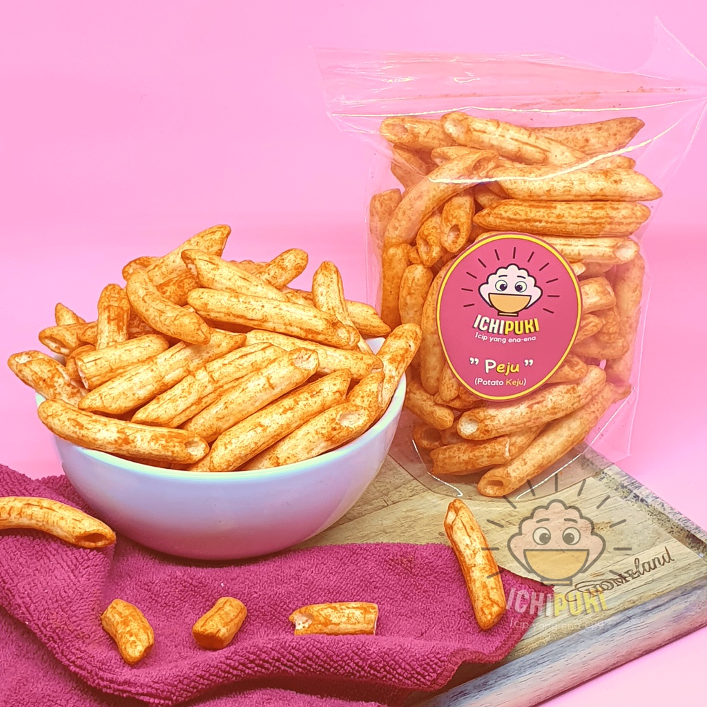 

Potato Stik Kentang Keju Asin Gurih Peju Snack Jadul Khas Indonesia