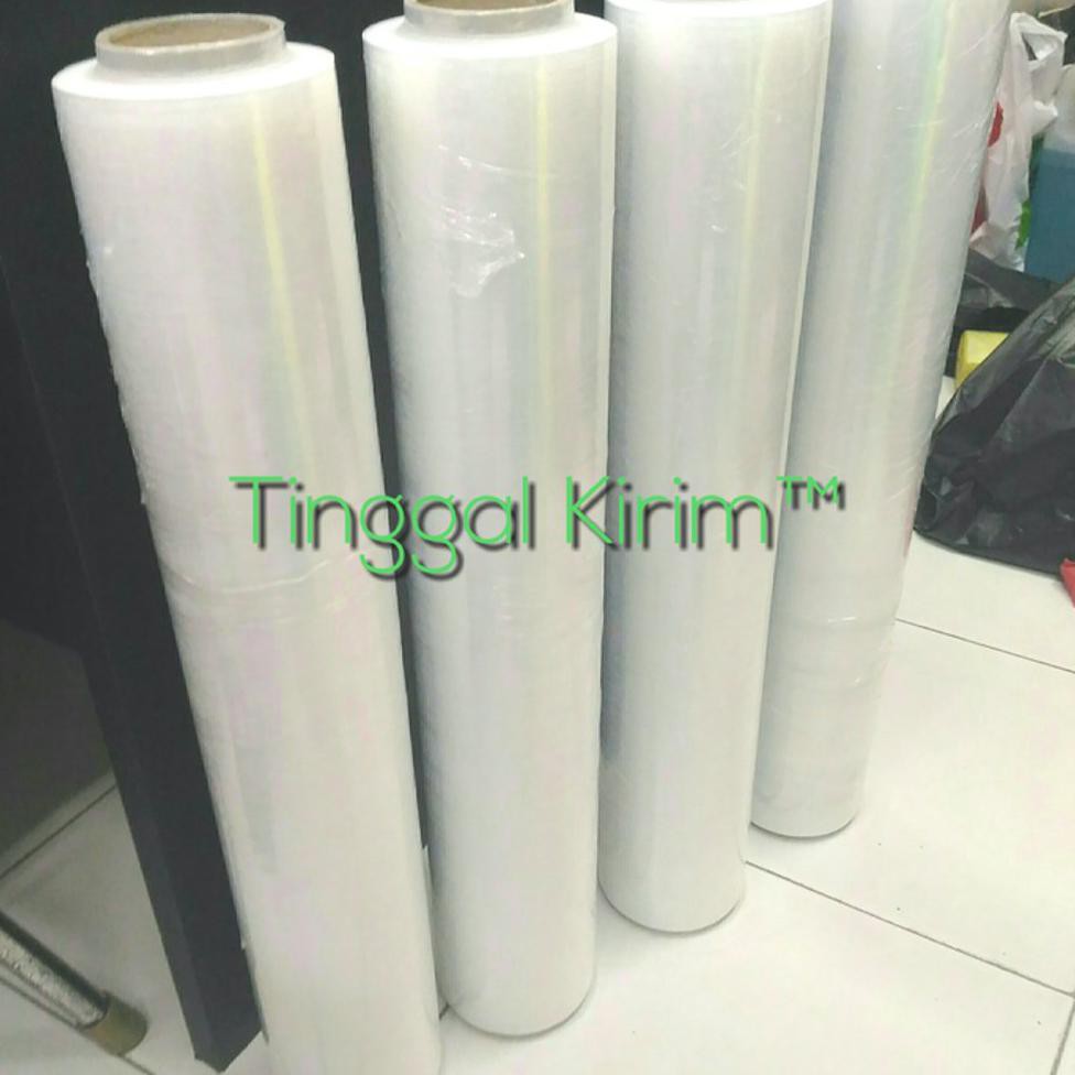 

stretch strech film plastik wrap plastik wrapping lebar 50cm x 250mtr