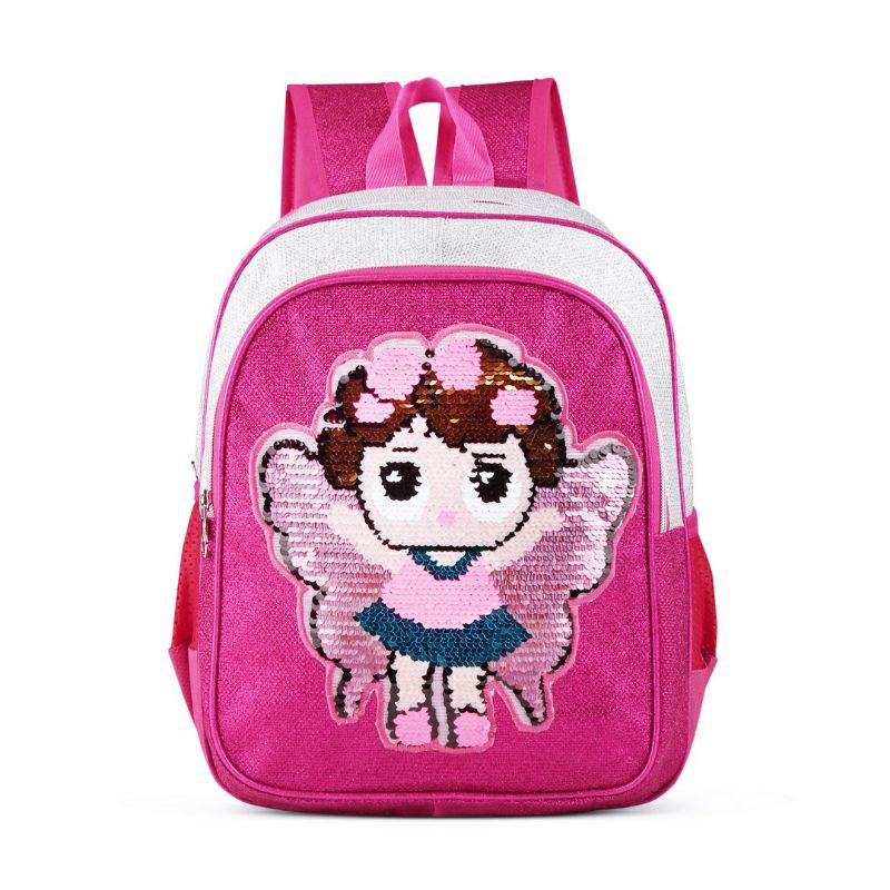 Tas ransel usap Sequin 2 gambar Anak sekolah SD karakter UNICORN H.KITTY