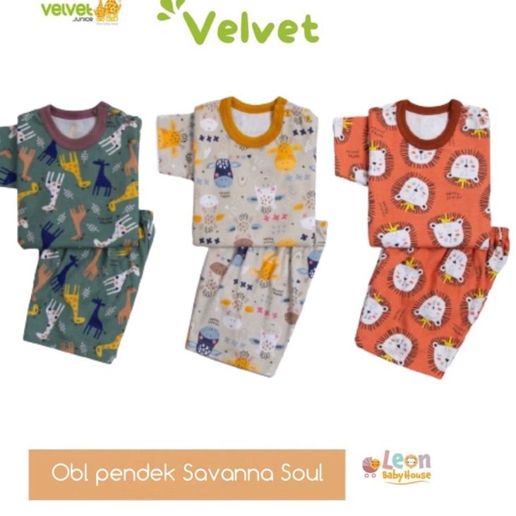 Best Seller.. Setelan Pendek Velvet Junior Basic Wear terbaru Joy and cheer northern harga 1 stel