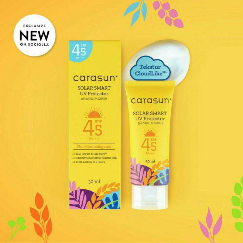 Carasun BPOM Solar Smart UV Protector SPF 45 Sunscreen Wajah