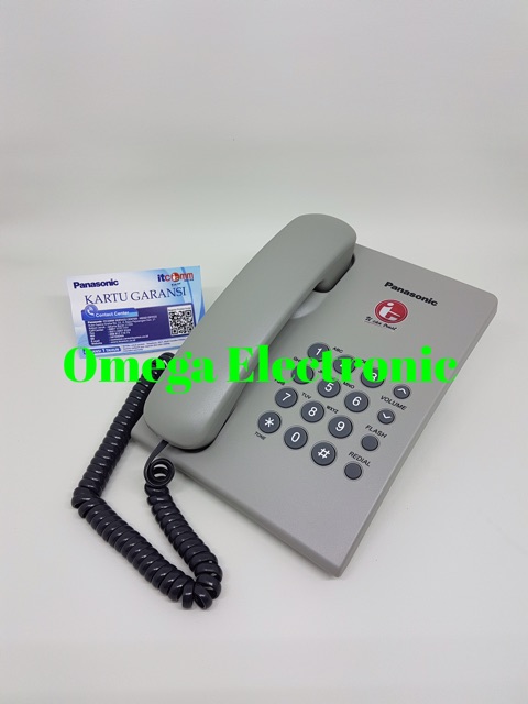 RESMI Panasonic KX-TS505MX - Pesawat Telepon Kantor Rumah Gantung Kabel KX-TS505 Single Line