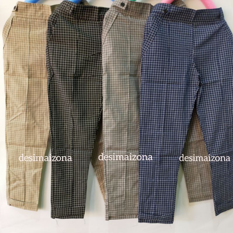 BAGGY PANT KOTAK ANAK TANGGUNG/MATT : KATUN OKSFOR/ESTIMASI USIA 9-11 TAHUN/TERGANTUNG POSTUR ANAK