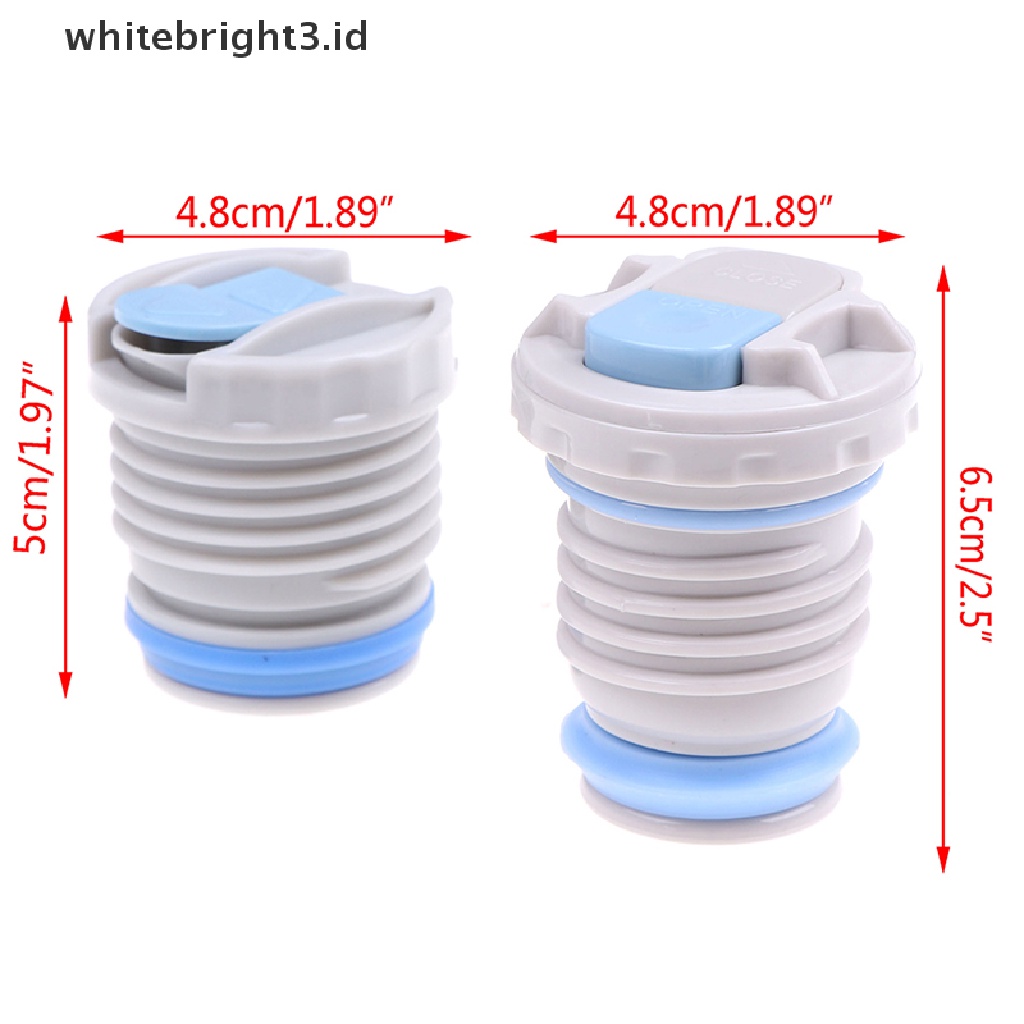 (whitebright3.id) Botol Minum Thermos Vacuum Bahan Plastik Untuk Travel