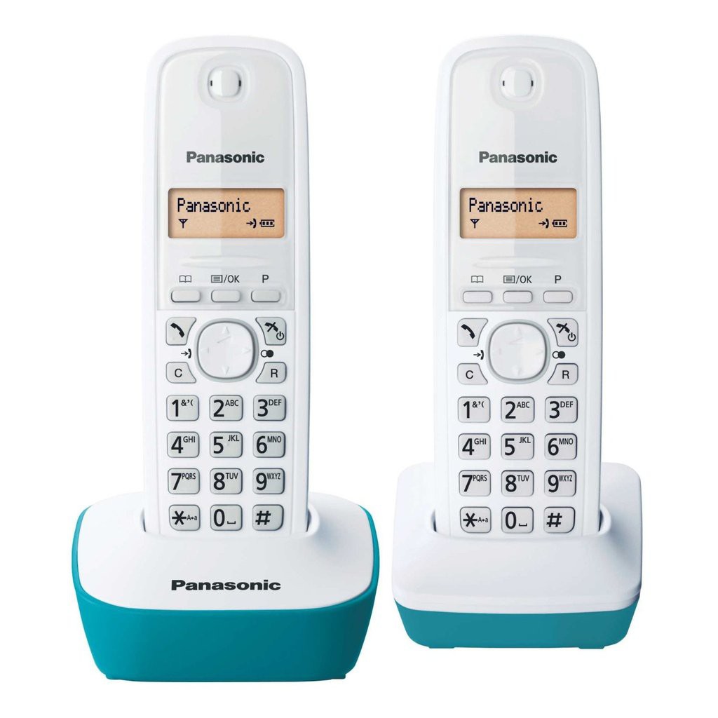 Wireless Telephone Panasonic KX-TG1612 CX Dual Handset