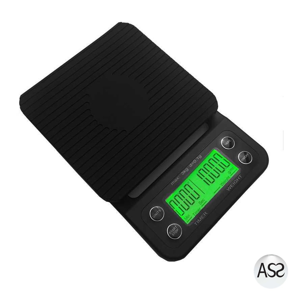 ASS Shop - Taffware Digipounds Timbangan Dapur 3kg 0.1g dengan Timer - NS-CF1