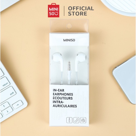 Miniso Earphone Klasik Kabel Hijau