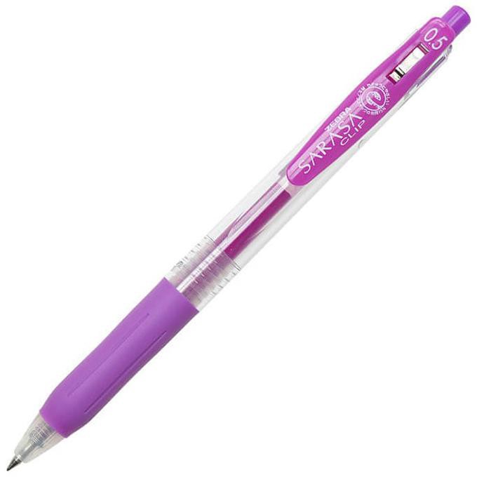 

Termurah Ballpoint Zebra Sarasa Clip Gel 0,5 - Purple Offic
